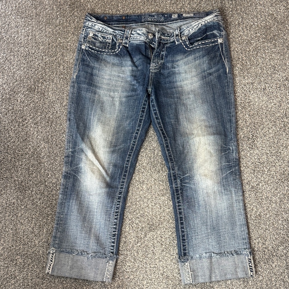 Miss Me Easy Cropped Jeans